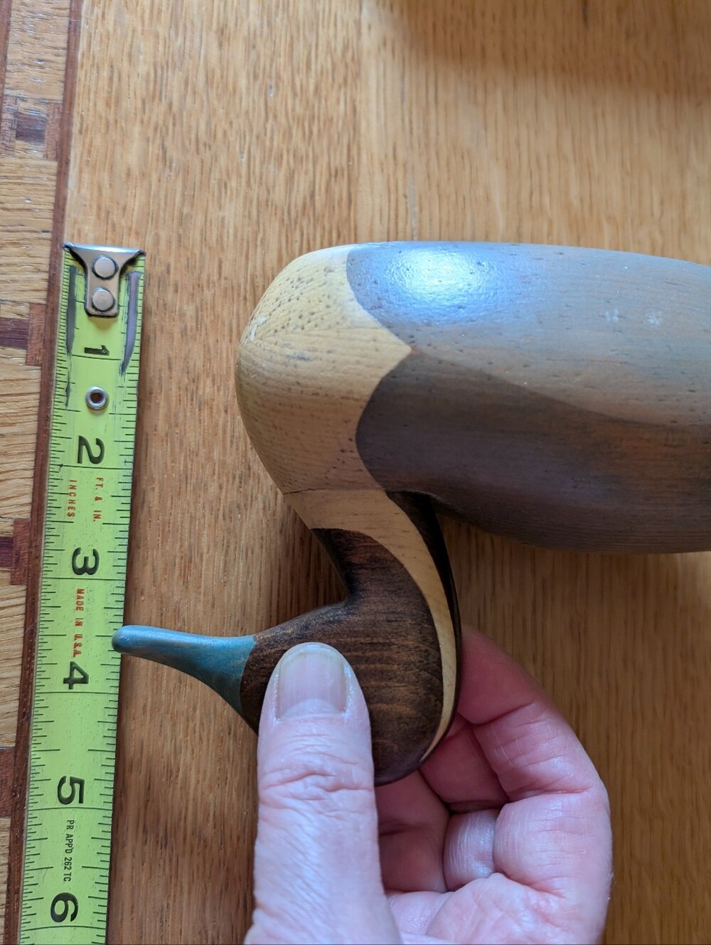 Jim Harkness Signed Duck Sculpture/Decoy - Picture 4 of 6